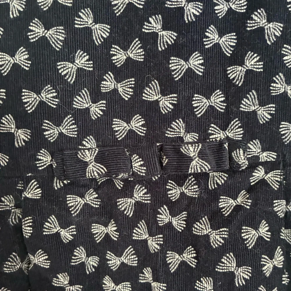Jacadi Paris 8A Dark Navy Bow Dress - Picture 5 of 11